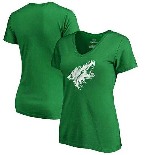 Women Arizona Coyotes Fanatics Branded St. Patrick's Day White Logo T-Shirt Kelly Green FengYun,We sell and wholesale Women Arizona Coyotes Fanatics Branded St. Patrick's Day White Logo T-Shirt Kelly Green FengYun on line form chian!